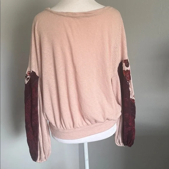 Free People casual class top in rose pink - Picture 8 of 10